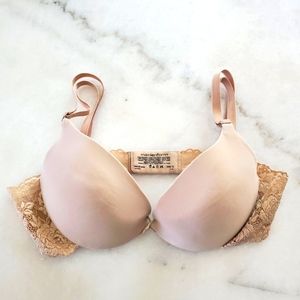 Maidenform bra 34A 9419 Nude Lace accepts